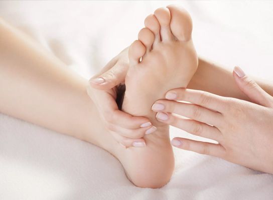Blissful Foot massage with scrub at Nola Wellness Spa, Kakkanad, Kochi