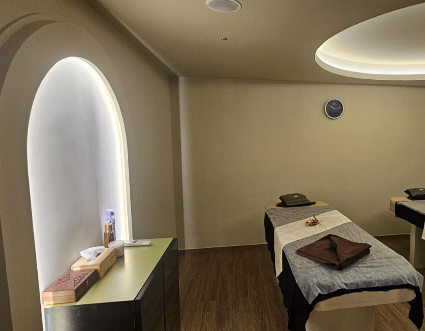 Spa relaxation area