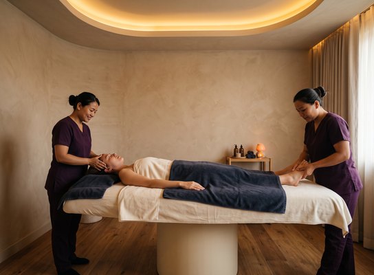 The Nola Bliss Bundle foot and head massage combo at Nola Wellness Spa, Kakkanad, Kochi